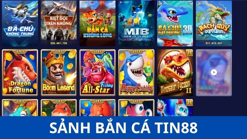 Game Bắn cá đổi thưởng hay tại Tin88